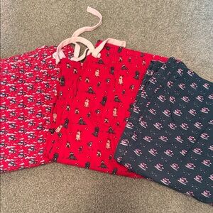 3 pairs of vineyards vine pj pants